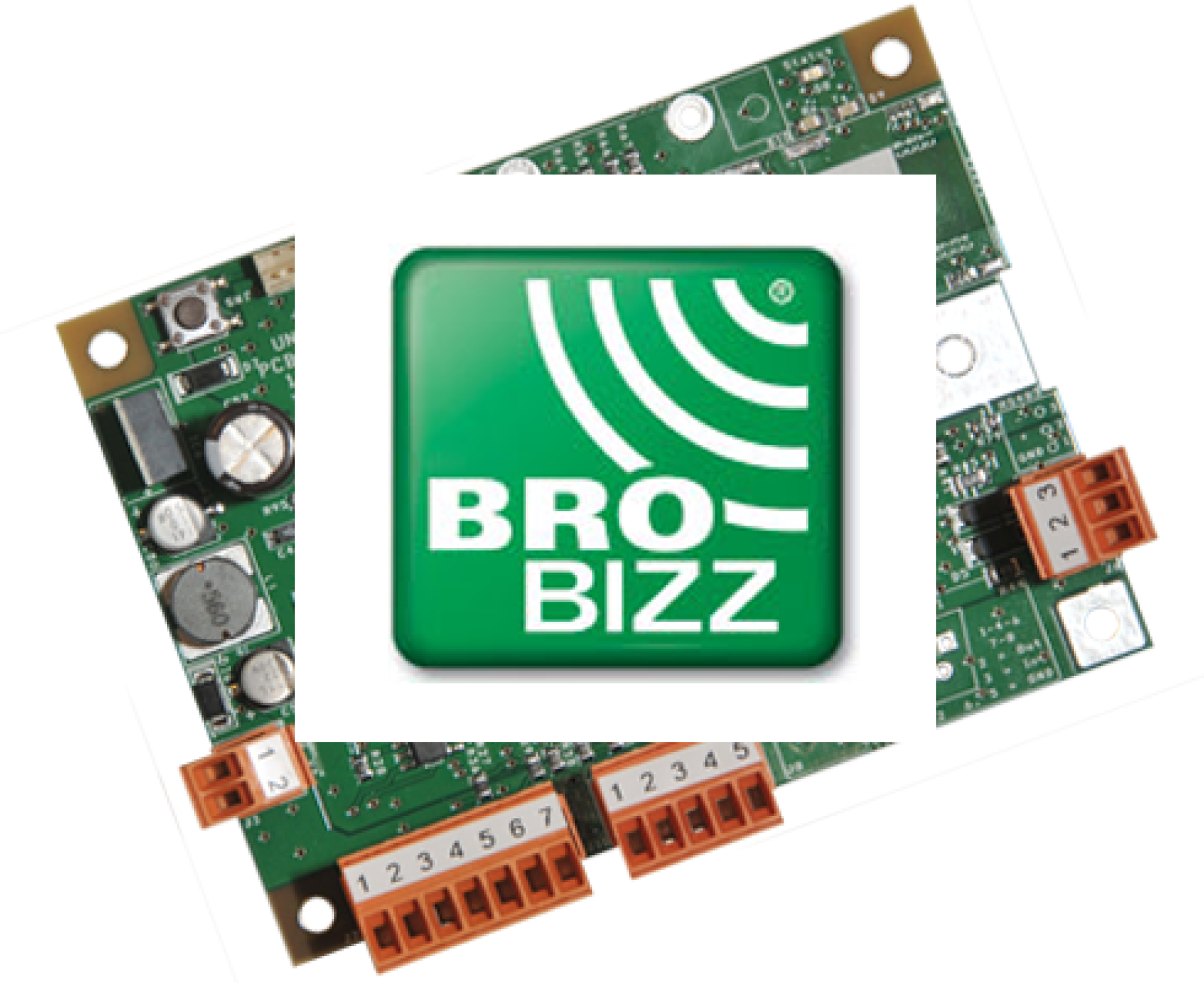 Interfaceprint til BroBizz læser, type PCB168-PIC152