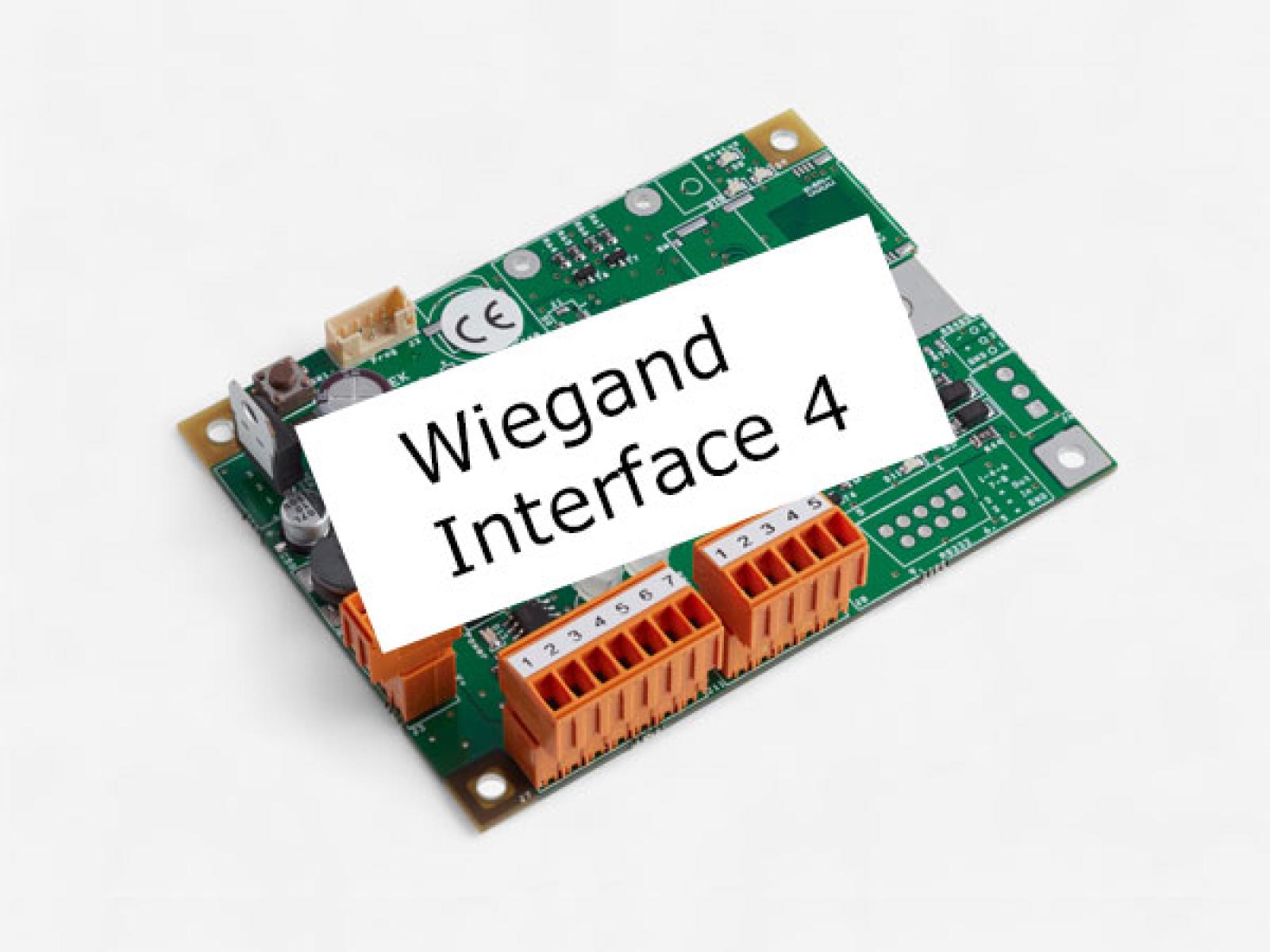 Interfaceprint til Wiegand type 4.